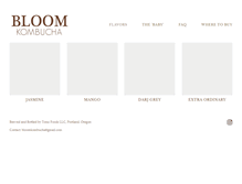 Tablet Screenshot of bloomkombucha.com
